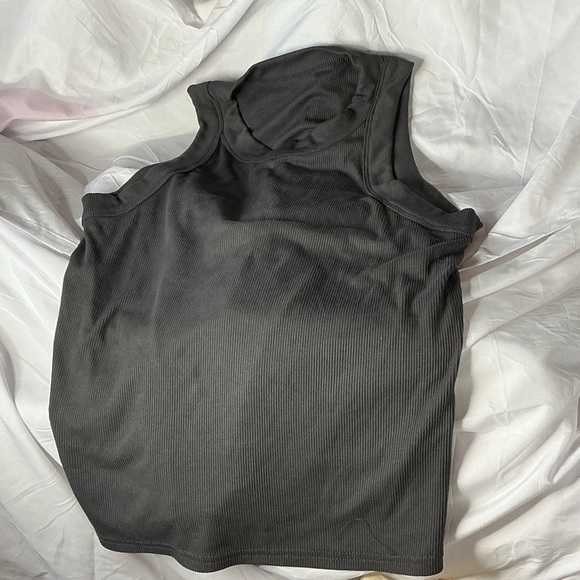 None Tops - Sleeveless Black Top